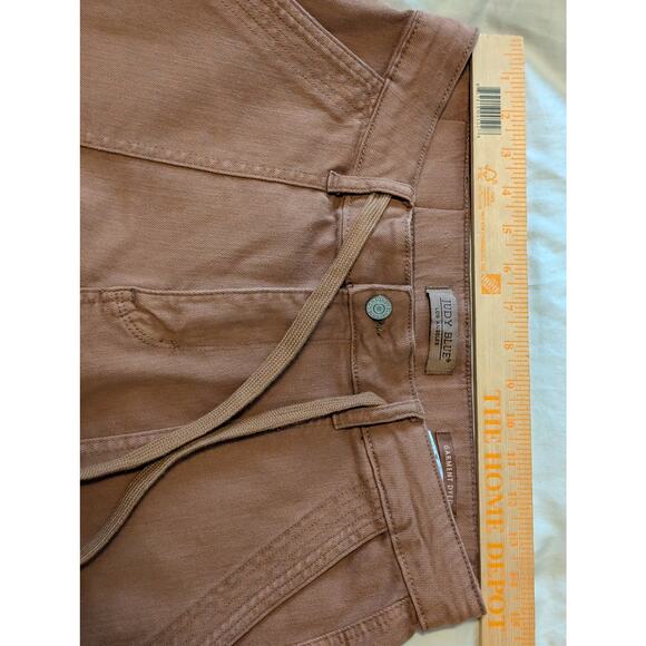 Judy Blue NWOT Brown Camel Drawstring Joggers (Size 9/29) - Picture 5 of 8